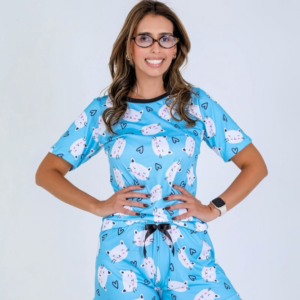 Baby Manga T-shirt - Azul bebê